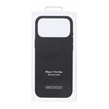 قاب اورجینال درجه یک Silicone Case پاک کنی Magsafe آی سی دار Apple iPhone 17 Pro Max - مشکی (پک دار)