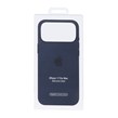 قاب اورجینال درجه یک Silicone Case پاک کنی Magsafe آی سی دار Apple iPhone 17 Pro Max - سرمه ای (پک دار)