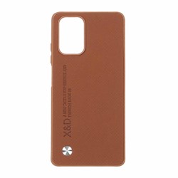 قاب X&D سوزنی دکمه فلزی Xiaomi Redmi Note 10 4G / Redmi Note 10S / Poco M5S - قهوه ای