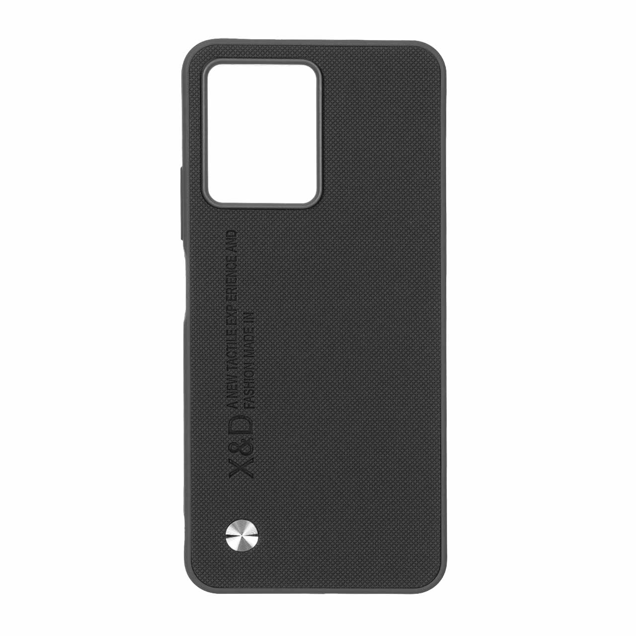 قاب X&D سوزنی دکمه فلزی Xiaomi Redmi Note 12 4G - مشکی