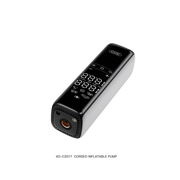پمپ باد XO مدل XO-CZ017 - مشکی (دارای چراغ قوه LED)
