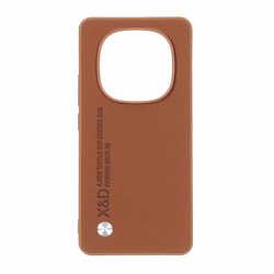 قاب X&D سوزنی دکمه فلزی Xiaomi Redmi Note 14 Pro 4G - قهوه ای
