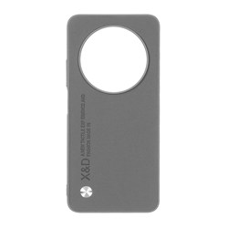 قاب X&D سوزنی دکمه فلزی Xiaomi Redmi 14C / Redmi A3 Pro / Redmi A4 / Poco C75 - خاکستری