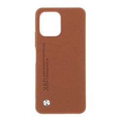 قاب X&D سوزنی دکمه فلزی Xiaomi Redmi 12 / Poco M6 Pro 5G - قهوه ای