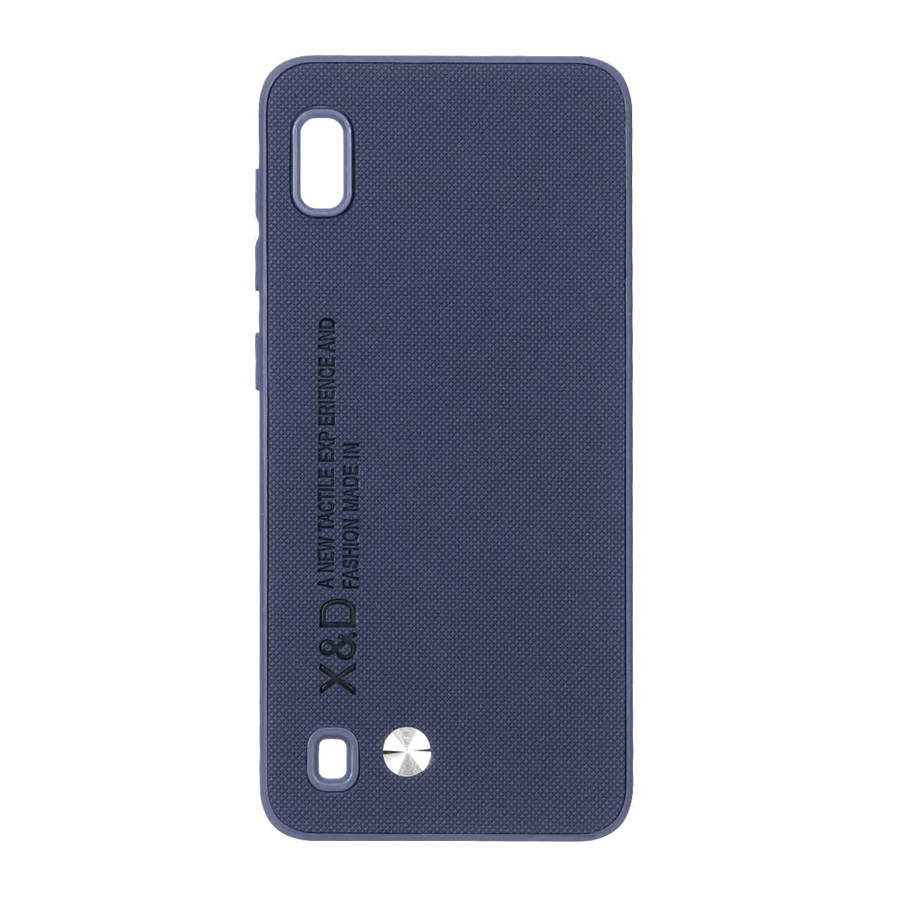 قاب X&D سوزنی دکمه فلزی Samsung Galaxy A10 / M10 - سرمه ای