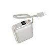 پاوربانک PD و فست شارژ QCY 10000mAh مدل PB10C 35W - نقره ای (گارانتی 18 ماهه شرکتی)