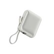 پاوربانک PD و فست شارژ QCY 10000mAh مدل PB10C 35W - نقره ای (گارانتی 18 ماهه شرکتی)