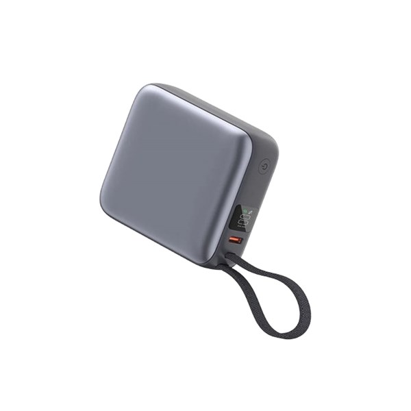 پاوربانک PD و فست شارژ QCY 10000mAh مدل PB10C 35W -خاکستری (گارانتی 18 ماهه شرکتی)