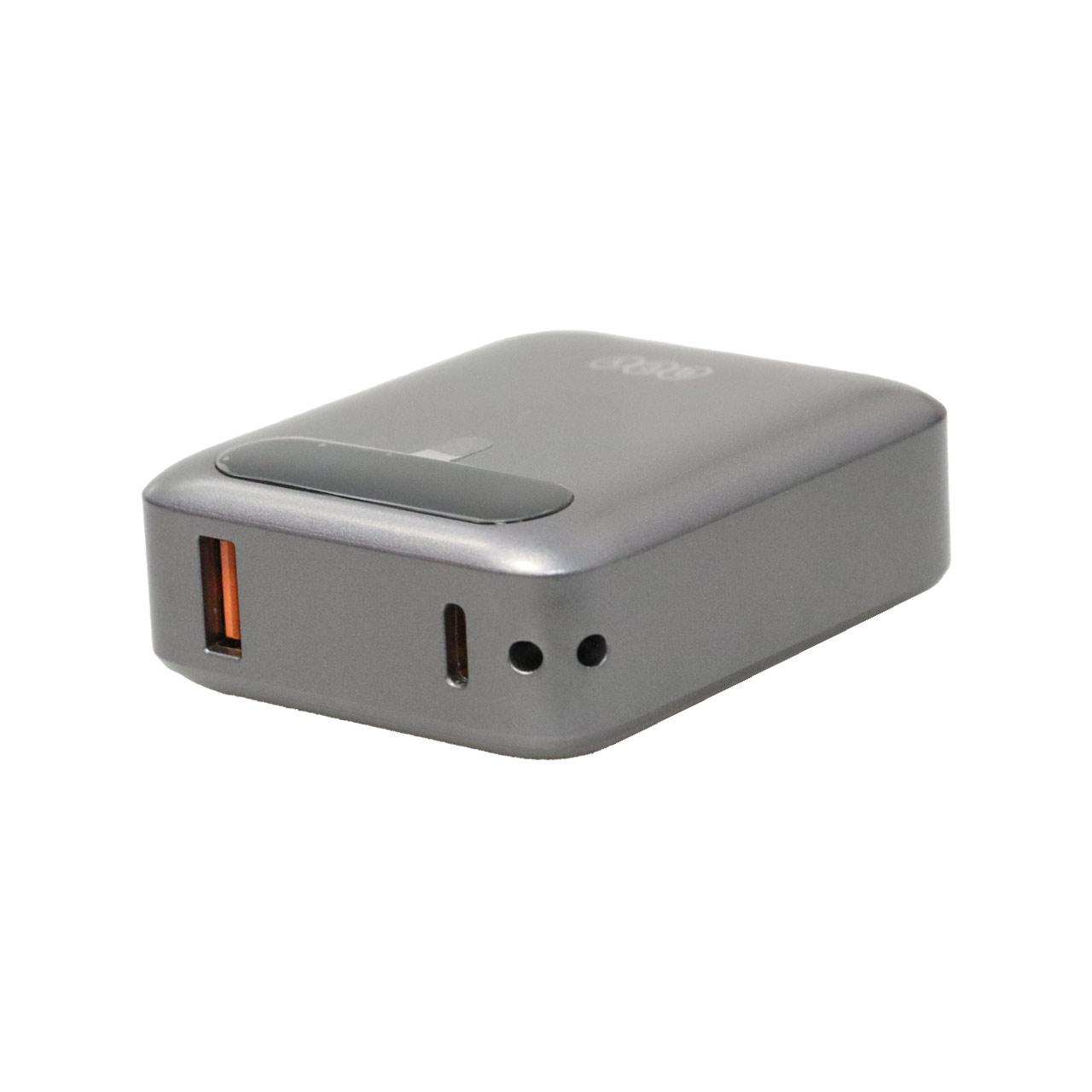 پاوربانک فست شارژ QCY 10000mAh مدل PB10D 22.5W - خاکستری (گارانتی 18 ماهه شرکتی)