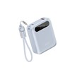 پاوربانک فست شارژ QCY 10000mAh مدل PB10D 22.5W - آبی (گارانتی 18 ماهه شرکتی)