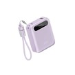 پاوربانک فست شارژ QCY 10000mAh مدل PB10D 22.5W - بنفش (گارانتی 18 ماهه شرکتی)