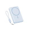 پاوربانک فست شارژ QCY 10000mAh مدل PBW10A 22.5W - آبی (گارانتی 18 ماهه شرکتی)
