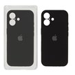 قاب سیلیکونی پاک کنی محافظ لنزدار اورجینال Apple iPhone 17 - مشکی (پک دار) - NTC