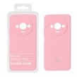 قاب سیلیکونی پاک کنی اورجینال درجه یک Xiaomi Redmi A3 / A3x / Poco C61 - صورتی (پک دار) - NTC