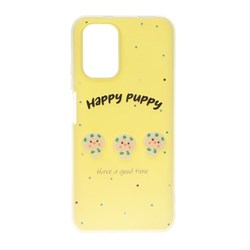 قاب Puppy دو لایه عروسک برجسته Xiaomi Redmi Note 10 4G / Redmi Note 10S / Poco M5S - زرد