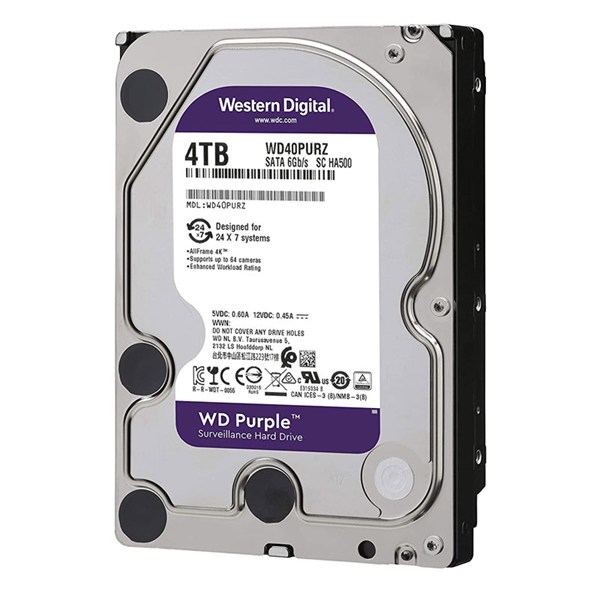 هارد اینترنال وسترن دیجیتال Western Digital purple 4TB WD43PURZ
