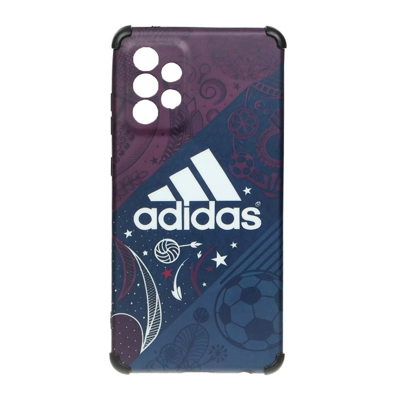 قاب طرح دار بامپردار Samsung Galaxy A72 - کد 12128