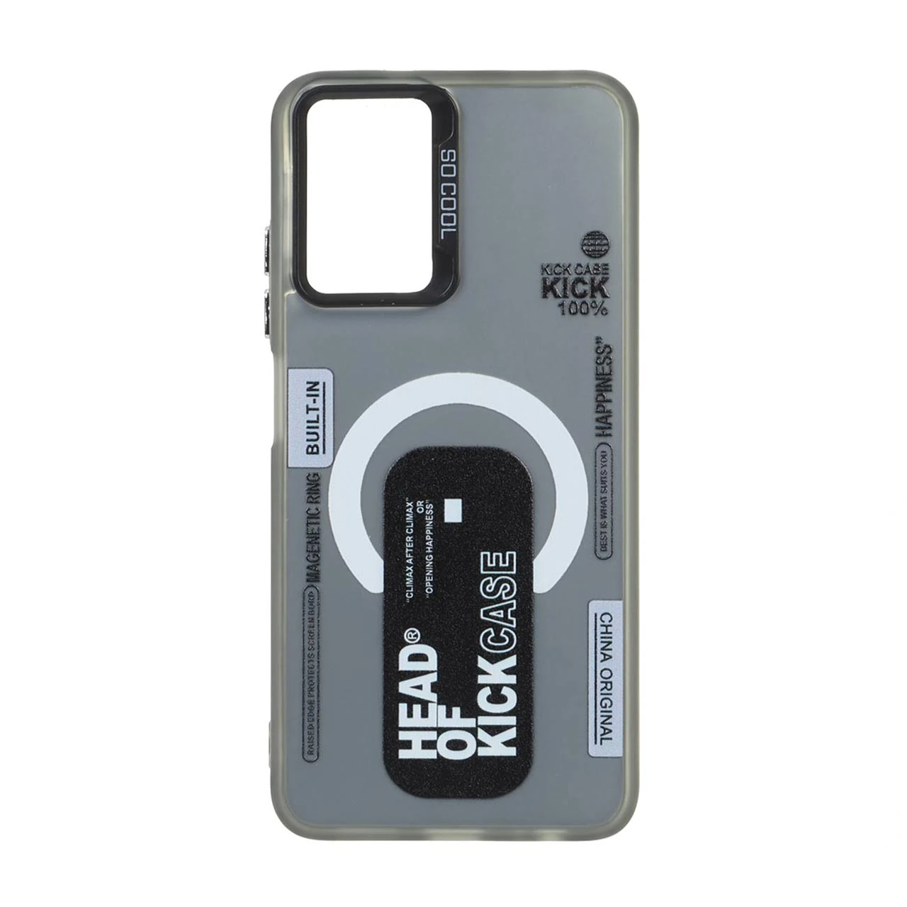 قاب SO COOL طرح مگ سیف Kick Case مدل Xiaomi Redmi Note 10 4G / Redmi Note 10S / Poco M5S - مشکی