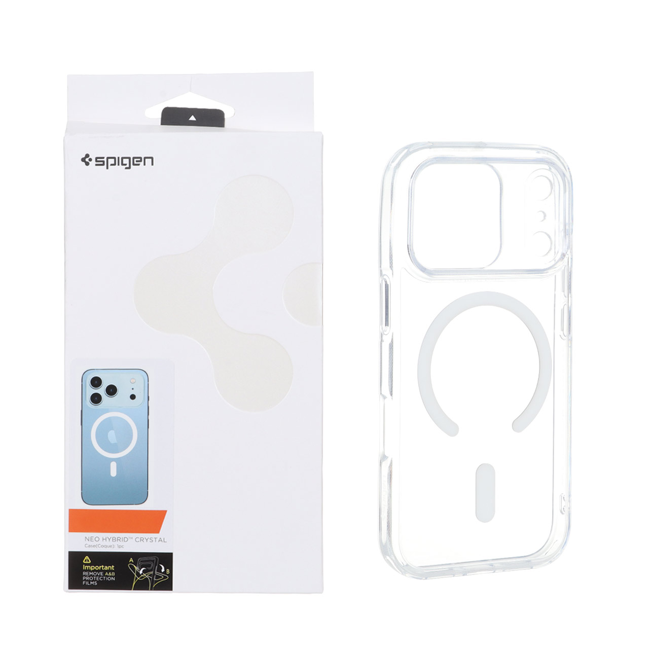 قاب Spigen اورجینال شفاف NEO HYBRID Magsafe مدل Apple iPhone 17 Pro (پک دار)