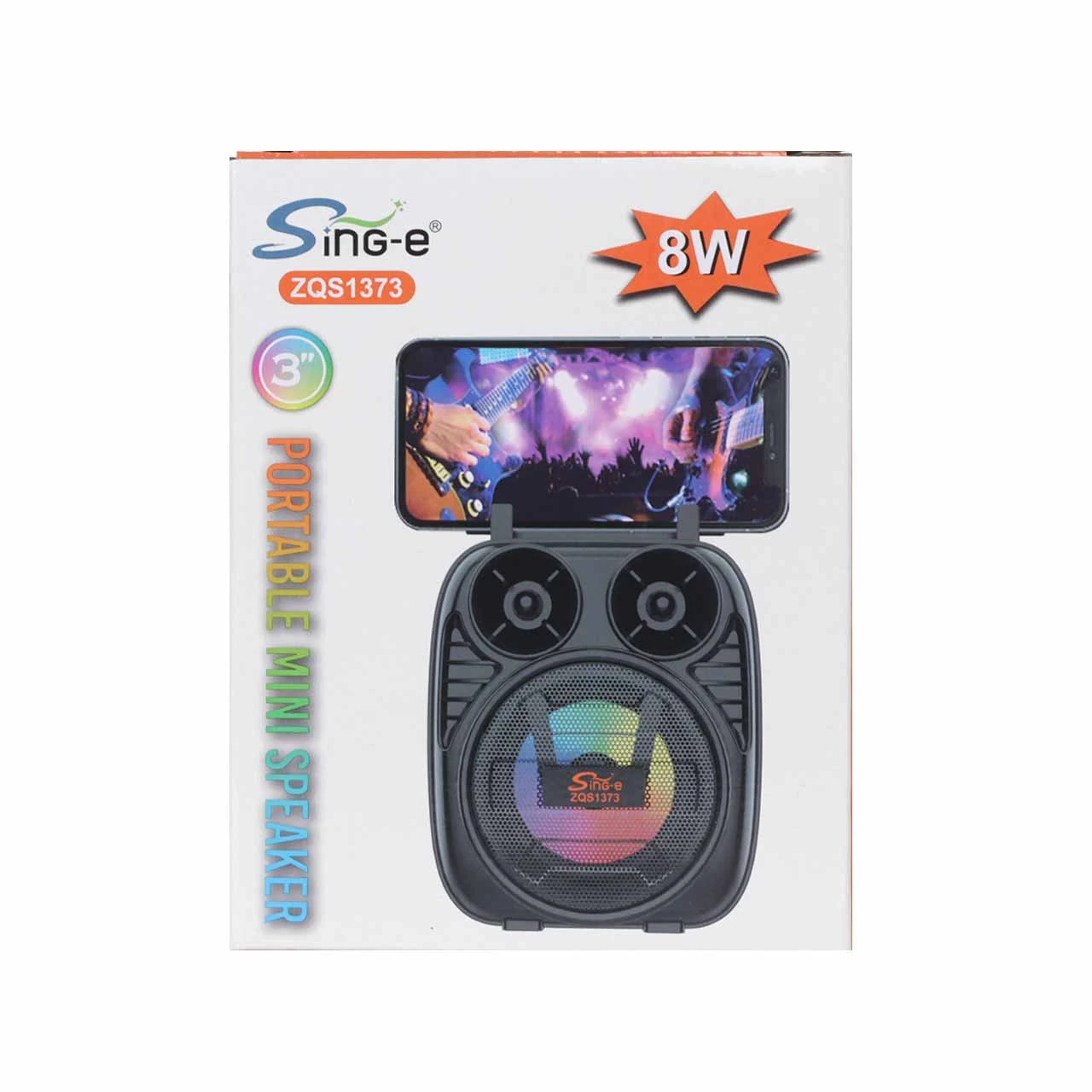 اسپیکر 8W بی سیم Sing-e مدل ZQS1373  - مشکی