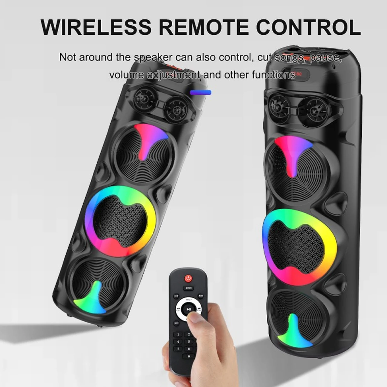 اسپیکر 60W بی سیم Sing-e مدل ZQS8309  - مشکی