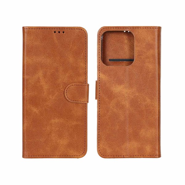 کیف موبایل مگنتی Honor X8c - عسلی