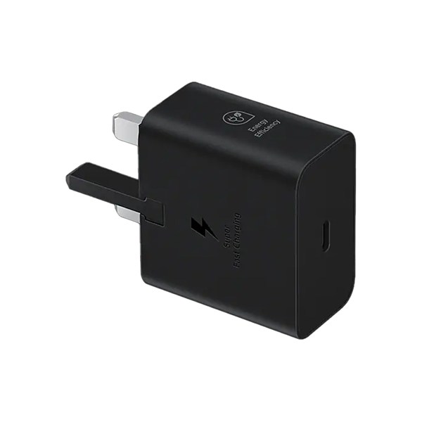 شارژر سه پین SAMSUNG 25W T2510 ( فست و PD) مشکی - (گارانتی یک ساله شرکتی)