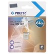 Pretec Elite E02 USB 2.0 Flash Memory - 64GB - نقره ای (گارانتی فراگامان)