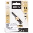 X-ENERGY Shiny USB3.2 Flash Memory - 64GB طلایی (گارانتی مادام العمر IPM)