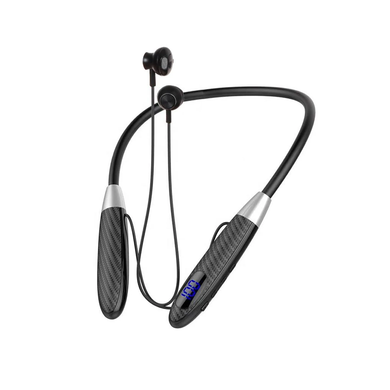 هندزفری گردنی بی سیم BUKU مدل BE-006 - مشکی - MMS (گارانتی شش ماهه YA)