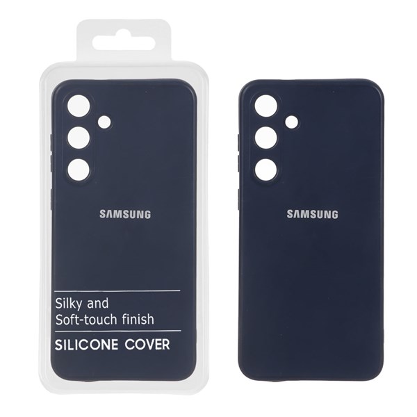 قاب نیو سیلیکون محافظ لنزدار RFF مدل Samsung Galaxy S24 Plus - سرمه ای (پک دار)