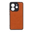 قاب طرح چرم گوزنی Pal Prime مدل Xiaomi Redmi Note 14 4G - عسلی