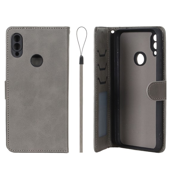 کیف موبایل مگنتی درجه یک داخل خز MNC Plus مدل Xiaomi Redmi Note 7 / Note 7 Pro / Note 7s - خاکستری