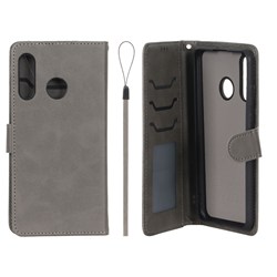 کیف موبایل مگنتی درجه یک داخل خز MNC Plus مدل Huawei P30 Lite - خاکستری