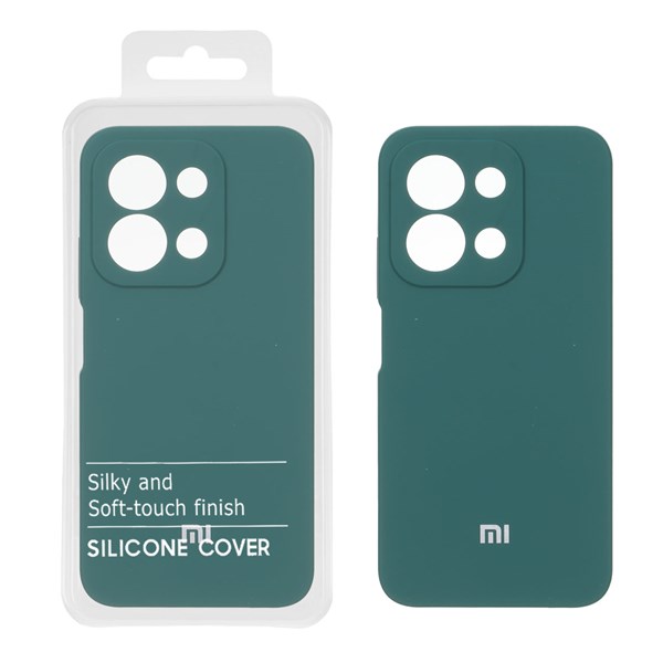 قاب سیلیکونی پاک کنی اورجینال درجه یک Xiaomi Redmi 15C / Poco C85 - سبز کد 1 (پک دار)