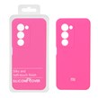 قاب سیلیکونی پاک کنی اورجینال درجه یک Xiaomi Redmi 15 4G - صورتی فانتزی (پک دار)