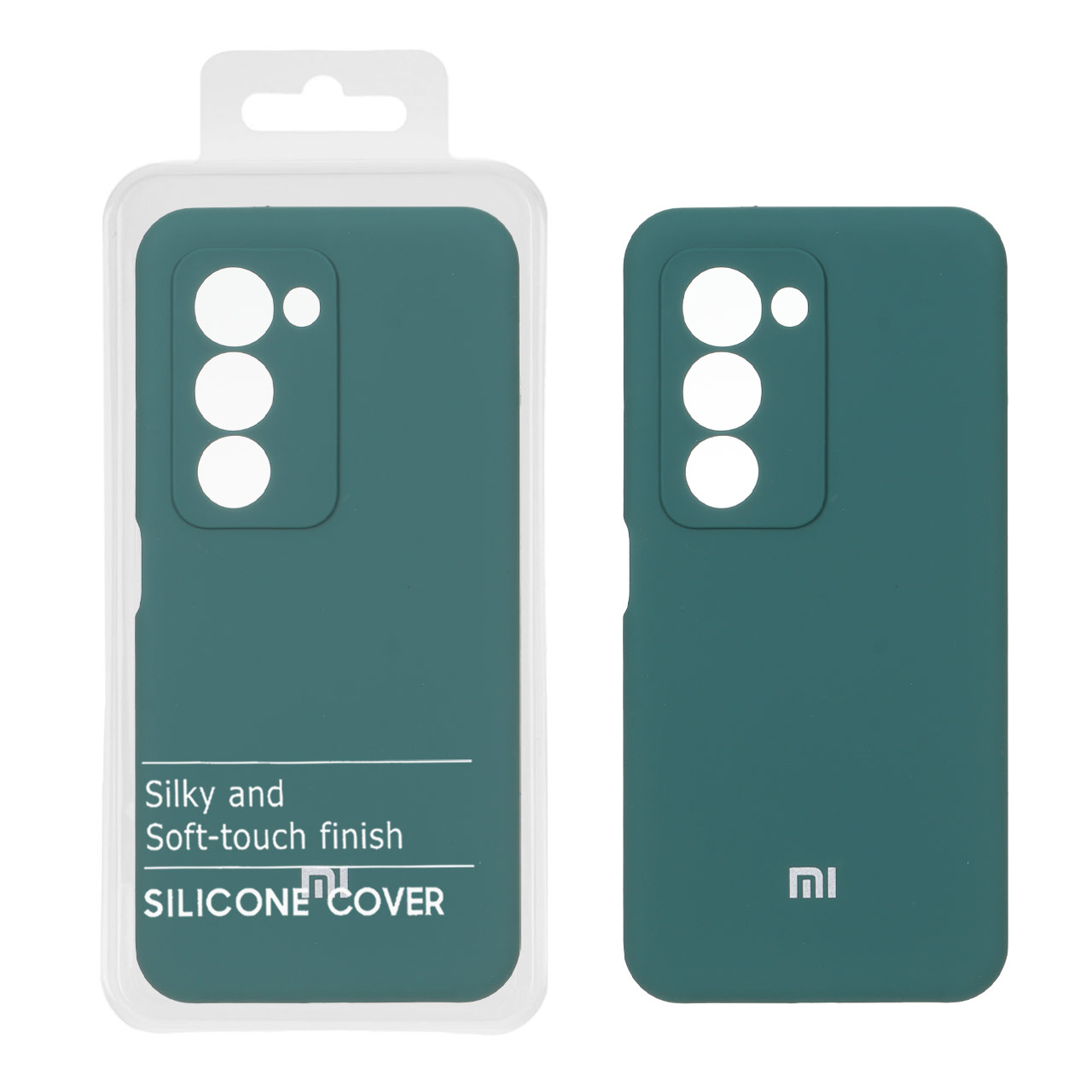 قاب سیلیکونی پاک کنی اورجینال درجه یک Xiaomi Redmi 15 4G - سبز کد 1 (پک دار)