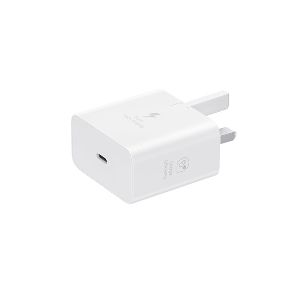 شارژر دیواری فست و PD تک پورت Samsung مدل EP-T2510 25W - سفید - اصلی (12 ماهه DST ) مجهز به فناوری NFC