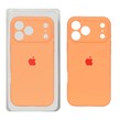 قاب سیلیکونی پاک کنی محافظ لنزدار اورجینال Apple iPhone 17 Pro Max - نارنجی روشن کد 1 (پک دار) - NTC