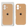 قاب سیلیکونی پاک کنی محافظ لنزدار اورجینال Apple iPhone 16 - صحرایی کد 1 (پک دار) - NTC