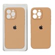 قاب سیلیکونی پاک کنی محافظ لنزدار اورجینال Apple iPhone 16 Pro Max - صحرایی کد 1 (پک دار) - NTC
