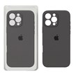 قاب سیلیکونی پاک کنی محافظ لنزدار اورجینال Apple iPhone 16 Pro Max - خاکستری کد 1 (پک دار) - NTC