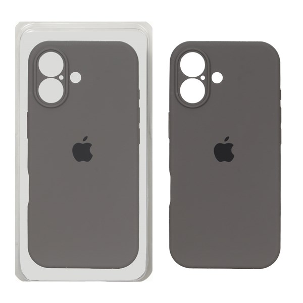 قاب سیلیکونی پاک کنی محافظ لنزدار اورجینال Apple iPhone 17 - خاکستری کد 1 (پک دار) - NTC