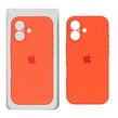 قاب سیلیکونی پاک کنی محافظ لنزدار اورجینال Apple iPhone 17 - نارنجی تیره (پک دار) - NTC