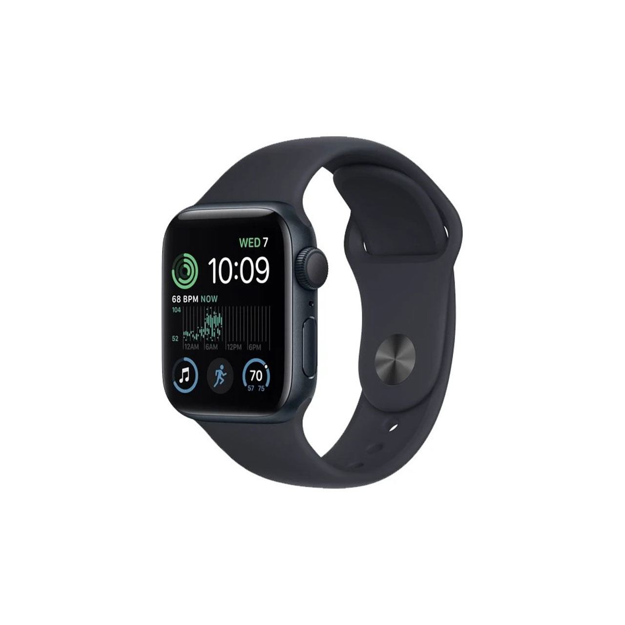 ساعت هوشمند اپل واچ SE سری 11 مدل Midnight Al Midnight SB - 44MM - مشکی - اصلی (گارانتی شش ماهه شرکتی)