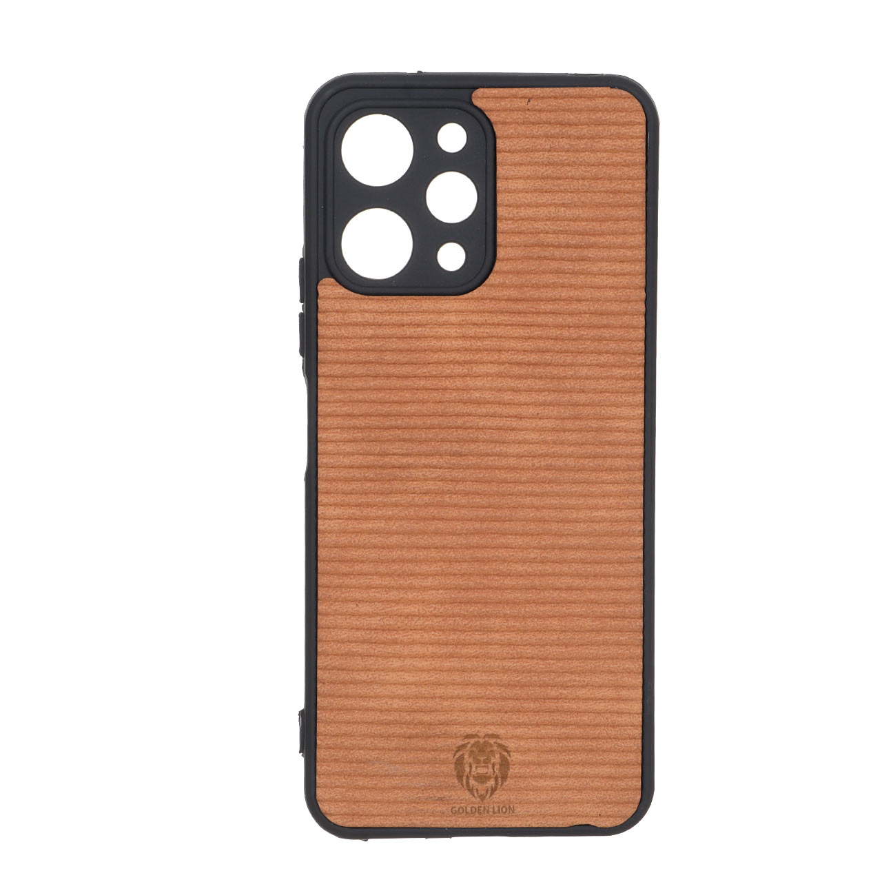 قاب Golden Lion شیاردار Xiaomi Redmi 12 / Poco M6 Pro 5G - کاراملی کد 1