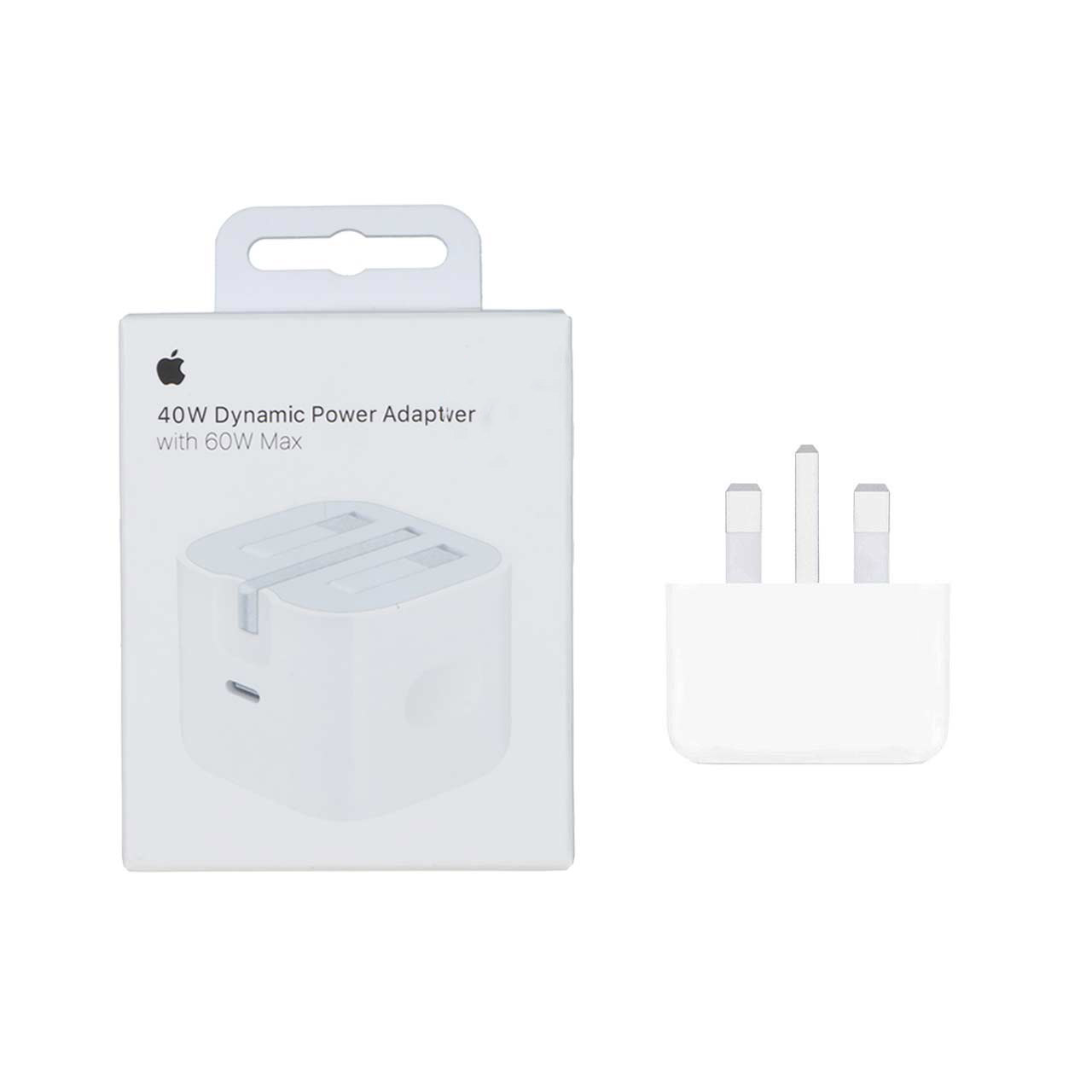 شارژر 40 وات اپل مدل 40W Dynamic Power Adapter with 60W Max - اصل چین (گارانتی 18 ماهه تعویض اچ دی سرویس )
