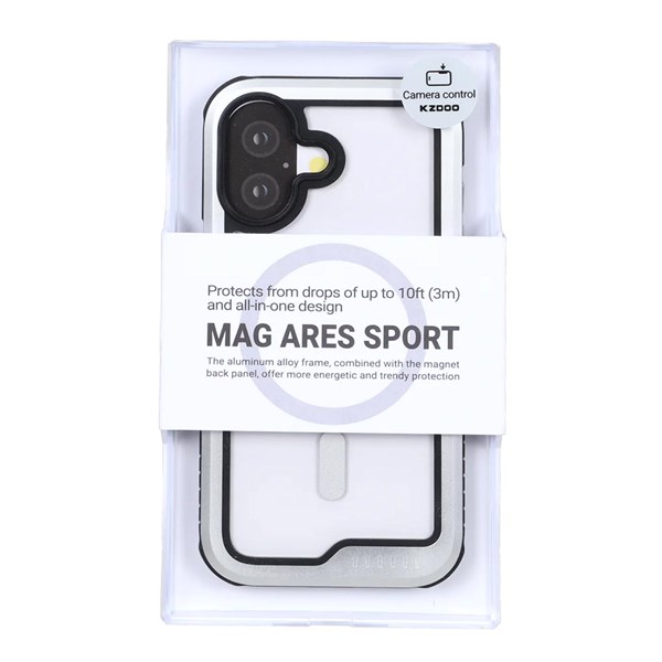 قاب Original KDoo MAG ARES Sport مدل Apple iPhone 17 - نقره ای (پک دار) - NTC