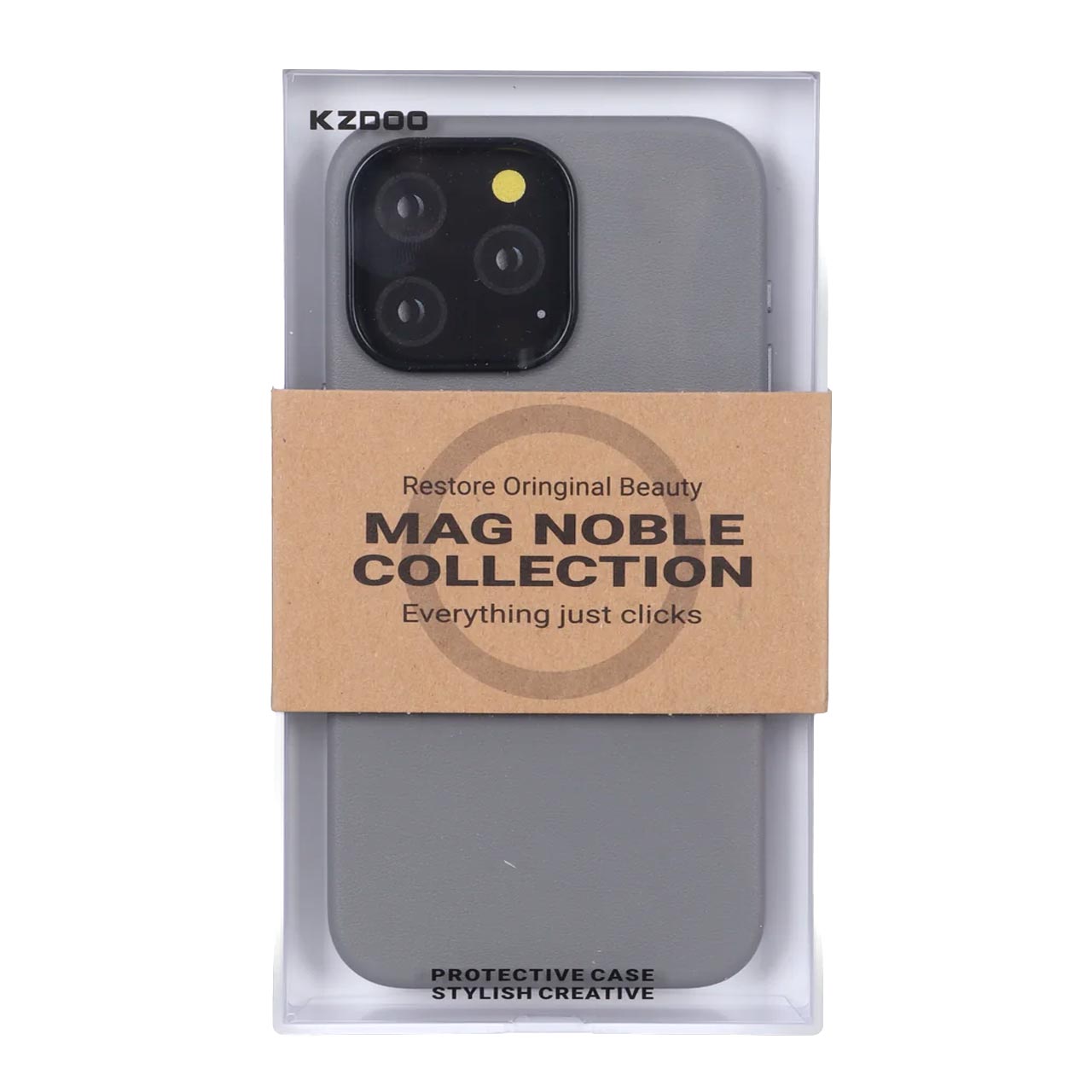 قاب Original KDoo MAG Noble مدل Apple iPhone 15 Pro Max - تیتانیوم خاکستری (پک دار) - NTC