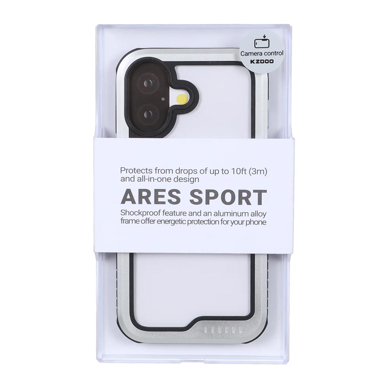 قاب Original KDoo ARES Sport مدل Apple iPhone 17 - نقره ای (پک دار) - NTC